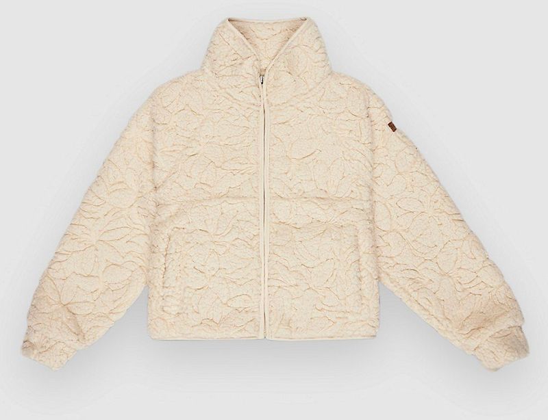 Roxy - Blurry Cloud RG Parchment - Technische Fleece - Beige