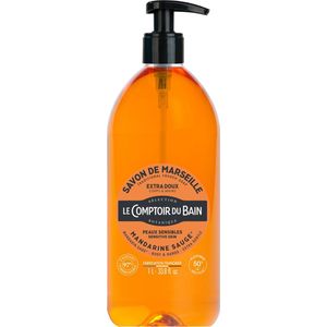 Le Comptoir du Bain Savon de Marseille Mandarine-Sauge 1 L
