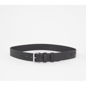 Leren riem met zilverkleurige gesp POLO RALPH LAUREN. Leer materiaal. Maten 90 cm. Zwart kleur