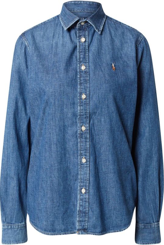 POLO Ralph Lauren - Blouse - Blauw - Katoen