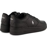 Polo Ralph Lauren sneakers zwart met logo effen leer