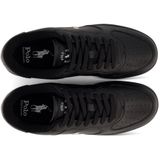 Polo Ralph Lauren lage sneakers zwart effen leer