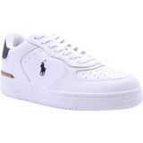 Polo Ralph Lauren Master Crt Low Top Lage sneakers - Leren Sneaker - Heren - Wit - Maat 44