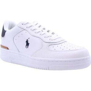 Polo Ralph Lauren Master Crt Low Top Lage sneakers - Leren Sneaker - Heren - Wit - Maat 45