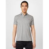Polo Ralph Lauren - Polo - Grijs Gemêleerd - Katoen - 3-Knoops
