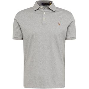 Polo Ralph Lauren - Polo - Grijs Gemêleerd - Katoen - 3-Knoops