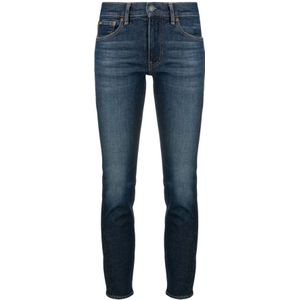 Skinny jeans POLO RALPH LAUREN. Katoen materiaal. Maten 27 US - 34/36 EU. Blauw kleur
