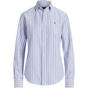Polo Ralph Lauren - 211891377004 - Overhemd - Blauw Gestreept - Katoen - Lange Mouwen