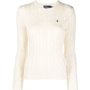 POLO RALPH LAUREN - Trui - Ecru - Katoen - Ronde Hals