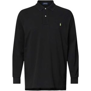 Polo Ralph Lauren - Big&Tall - Polo - Zwart - Normale Pasvorm - Katoen