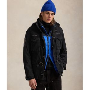 POLO RALPH LAUREN - Parka in Militaire Stijl - Zwart - Katoen