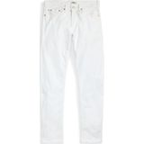 Jeans - Effen - Lang - Slimfit - Katoen - Raw Wassing