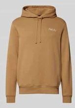 Sweater - Zwart - Sweatstof - Capuchon - Logoprint