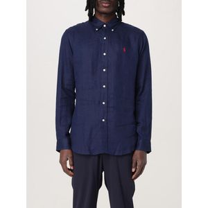 Polo Ralph Lauren - Custom Fit - Linnen Overhemd - Wit - Lange Mouwen