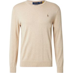 Trui met ronde hals in katoen POLO RALPH LAUREN. Katoen materiaal. Maten XL. Beige kleur