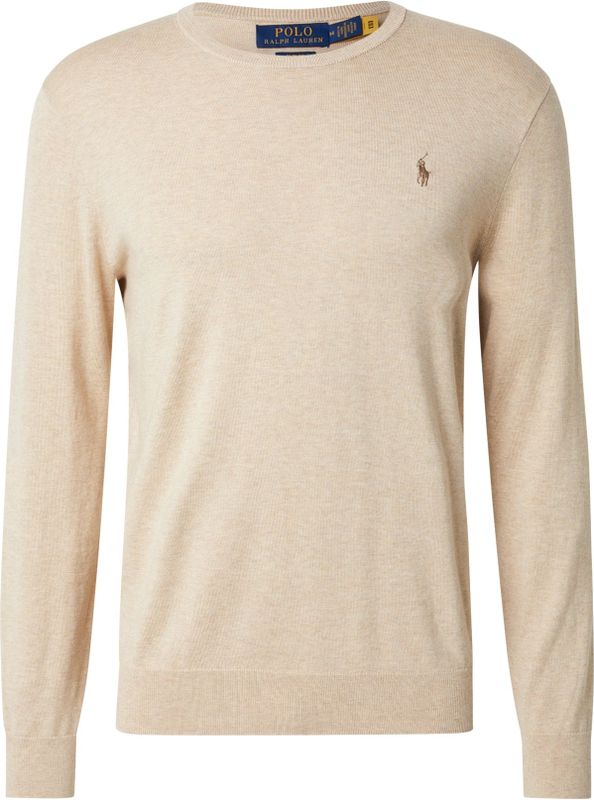Polo Ralph Lauren - Ronde Hals Trui - Beige - Katoen
