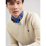 Polo Ralph Lauren - Trui - Crème / Blauw - Lange Mouw - Regular Fit