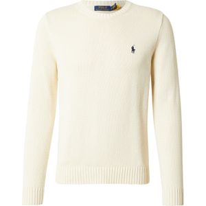 Polo Ralph Lauren - Trui - Crème / Blauw - Lange Mouw - Regular Fit