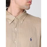 Polo Ralph Lauren  CHEMISE COUPE DROITE EN LIN  overhemden  heren Beige