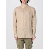 Polo Ralph Lauren  CHEMISE COUPE DROITE EN LIN  overhemden  heren Beige