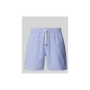 Ralph Lauren - Traveler - Badkleding - Blauw - Katoen - Stretch Seersucker