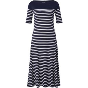 Lauren Ralph Lauren Jurk 'MUNZIE'  donkerblauw / wit