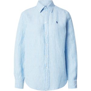 Polo Ralph Lauren - Blauw - Blouse - Lange Mouw - Knoopshirt - Linnen