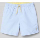 Polo Ralph Lauren - Zwembroek - Blauw - Technische Stof - Elastische Taille