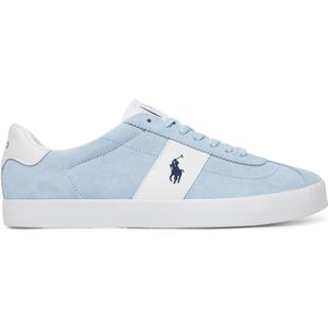 Ledersneaker mit Logo-Stitching Modell 'COURT'