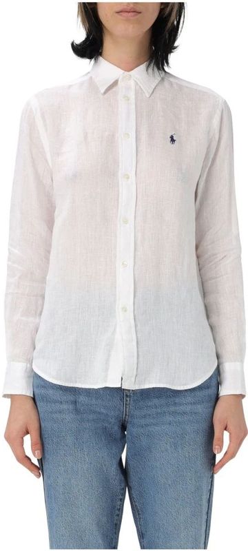 About You - Blouse 'CLASSIC' - Effen Linnen - Lange Mouw