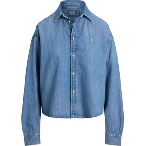 POLO RALPH LAUREN - Denim Overhemd - Blauw - Wijd Model