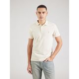 T-shirt - Effen - Katoen - Polokraag - Kwartmouw