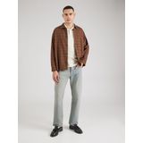 T-shirt - Effen - Katoen - Polokraag - Kwartmouw