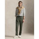 Polo Ralph Lauren - Overhemd - Groen Wit - 100% Linnen - Lange Mouw