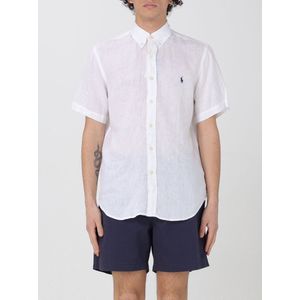 Polo Ralph Lauren - Linnen Overhemd - Wit - Puur Linnen - 1/2-Mouw