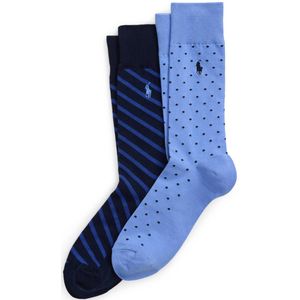 Ralph Lauren - Huissokken - Blauw - Set van 2