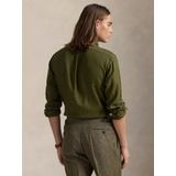 Polo Ralph Lauren - Overhemd - Mosgroen - Linnen - Lange Mouw