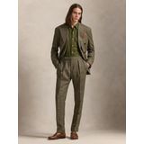 Polo Ralph Lauren - Overhemd - Mosgroen - Linnen - Lange Mouw