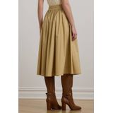 Lauren Ralph Lauren - Midi Rok - Zand - Plooirok