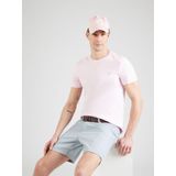 Polo Ralph Lauren - T-Shirt - Roze - Katoen - Custom Slim Fit Jersey Crewneck