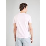 Polo Ralph Lauren - T-Shirt - Roze - Katoen - Custom Slim Fit Jersey Crewneck