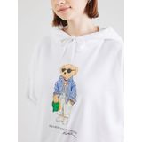 Sweatshirt - Capuchon met Trekkoord - Losse Pasvorm - Motiefprint
