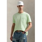 POLO Ralph Lauren - T-shirt - Lichtgroen - Slim Fit - Korte Mouwen