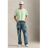POLO Ralph Lauren - T-shirt - Lichtgroen - Slim Fit - Korte Mouwen
