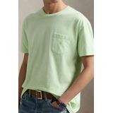POLO Ralph Lauren - T-shirt - Lichtgroen - Slim Fit - Korte Mouwen