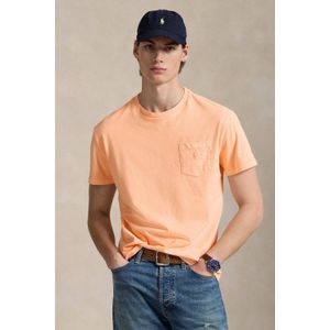 POLO Ralph Lauren - T-shirt - Zalm - Slim Fit - Korte Mouwen