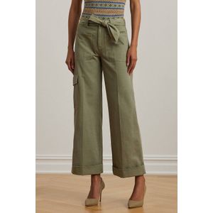 Lauren Ralph Lauren - Wide Leg Jeans - Kaki - 100% Katoen