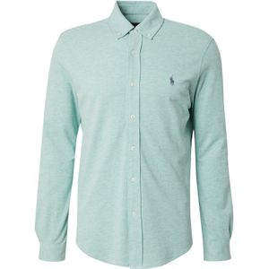 Ralph Lauren - Casual Overhemd - Groen - Katoen - Regular Fit