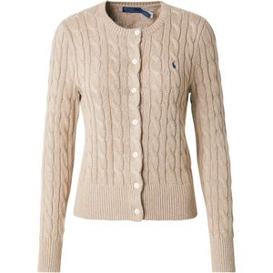 Polo Ralph Lauren - Katoenen Kabelgebreid Vest - Dames - Wit