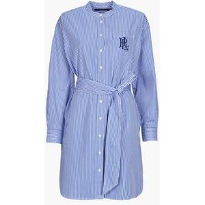 Lauren Ralph Lauren - Blousejurk - Blauw - Lange Mouwen - Katoen
